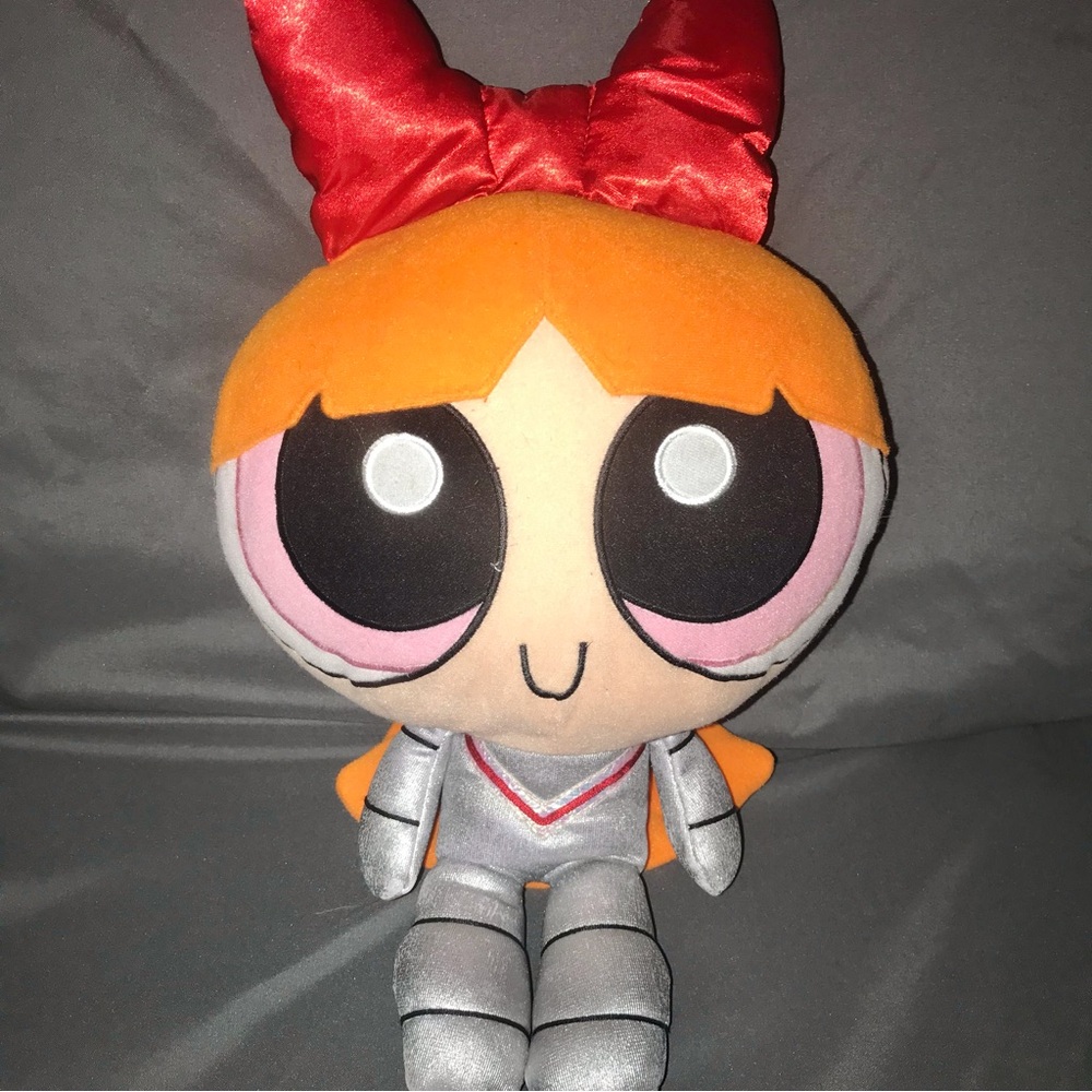 Power puff girls Blossom Astronaut Trendmasters Plush 2001